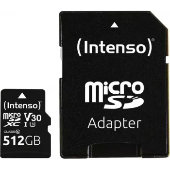 MicroSDXC karte Intenso 512GB UHS-I Class 10 3433493