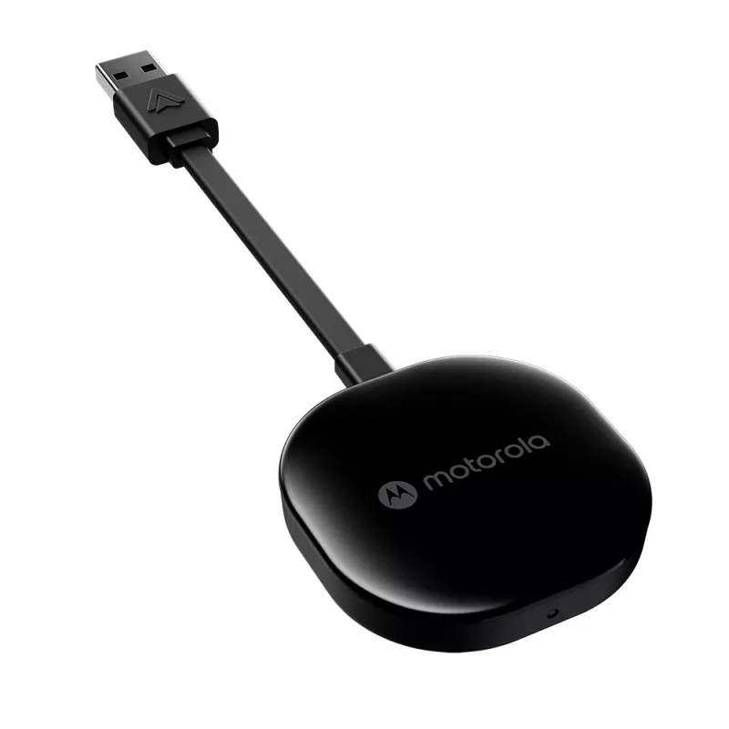 Bezvadu Android Auto adapteris Motorola MA1 USB-A vīrišķais 5 GHz Melns