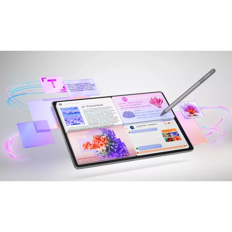Planšetdators Lenovo Idea Tab Plus, 12.1 collu, Mediatek Dimensity 6400, 256 GB, 8 GB RAM, Wi-Fi 5, Android 15, Pelēks