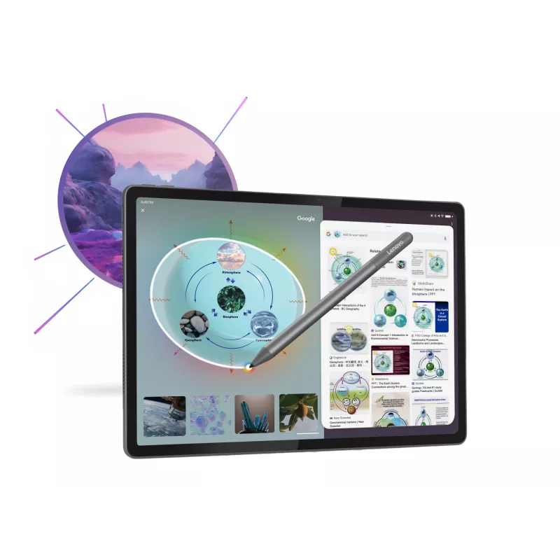 Planšetdators Lenovo Idea Tab Plus, 12.1 collu, Mediatek Dimensity 6400, 256 GB, 8 GB RAM, Wi-Fi 5, Android 15, Pelēks