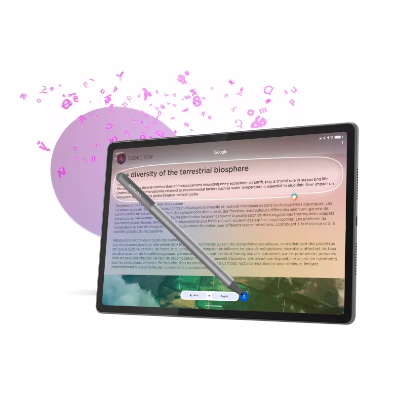 Planšetdators Lenovo Idea Tab Plus, 12.1 collu, Mediatek Dimensity 6400, 256 GB, 8 GB RAM, Wi-Fi 5, Android 15, Pelēks