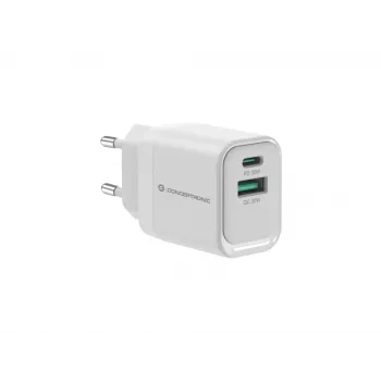 Conceptronic ALTHEA19W33 2-Port 33W GaN USB PD Lādētājs, USB-C x 1, USB-A x 1, QC 3.0, PPS, PD 3.0