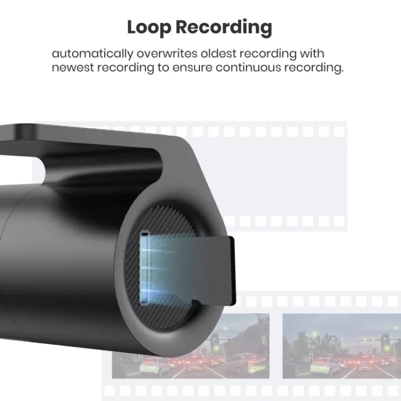 Imou T800 4K Ultra HD Wi-Fi DC melna auto reģistrators