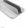 Neomounts NSLS300SILVER vertikāls portatīvā datora turētājs, 11–17 collas, līdz 5 kg, alumīnijs, augstuma regulēšana 42 mm, platuma regulēšana 150 mm, dziļuma regulēšana 92 mm, sudraba krāsas
