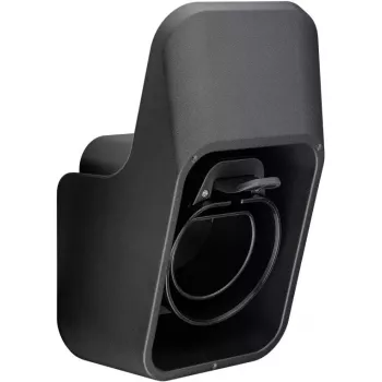 Sienas stiprinājums EV Type 2 uzlādes kabelim GOOBAY RB61143 — melns, āra, 107×84×171 mm