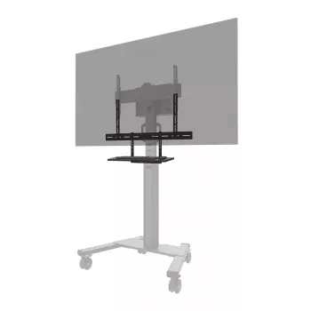 Plaukta komplekts tastatūrai Neomounts AV40-500BL 43–110 collu ekrāniem, VESA līdz 600x400, maks. slodze 2.5 kg, 900×279×640 mm