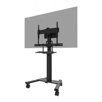 Plaukta komplekts tastatūrai Neomounts AV40-500BL 43–110 collu ekrāniem, VESA līdz 600x400, maks. slodze 2.5 kg, 900×279×640 mm