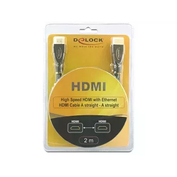 HDMI kabelis DeLOCK 2m AM/AM Melns