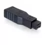 DeLOCK 65154 FireWire dzimuma pārveidotājs 9-pin uz 6-pin