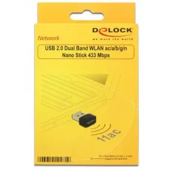 DeLOCK 12461 USB WLAN adapter 433 Mbit/s