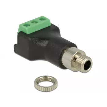 DeLOCK 65878 Dzimuma mainītājs — 3,5 mm stereo ligzda uz spaiļu bloku