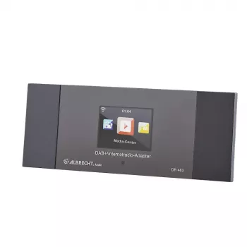 Albrecht DR 463 portatīvais digitālais radio pelēks