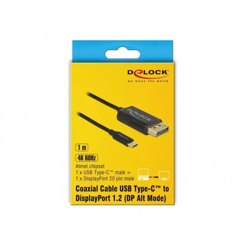 USB-C uz DisplayPort adapteris DeLOCK 83709