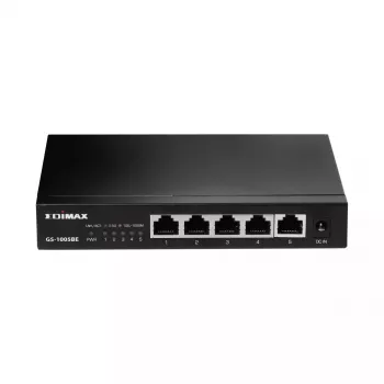Nenodrošināts 5 portu Gigabit Ethernet tīkla slēdzis Edimax GS-1005BE