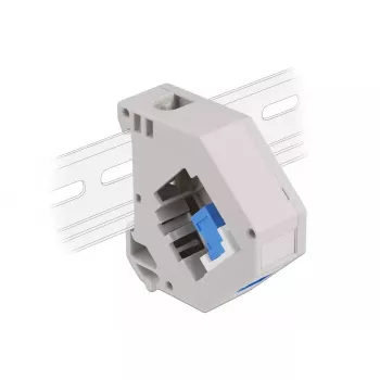 Keystone modulis DELOCK 87164 — SC uz SC adapteris, krāsas: zils/pelēks/balts, 60,1×59,4×21,6 mm
