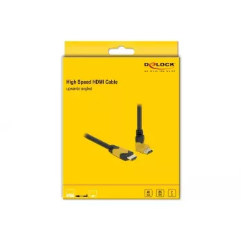 HDMI kabelis DeLOCK 86989 2m HDMI Type A Standarta Melns Dzeltens