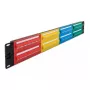 DeLOCK 19 collu Patch Panel 48 portu Cat.5e 2U krāsains RJ-45