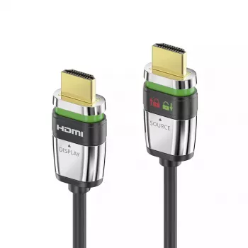 FiberX FX-I355-010 HDMI kabelis 10 m HDMI Type A Pelēks Sudrabs