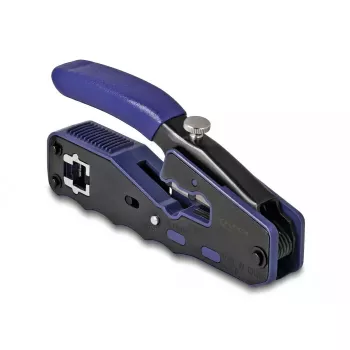 DeLOCK 90577 kabeļu presēšanas knaibles, RJ45, melna/zila, 62×135×20 mm
