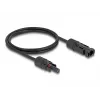 DeLOCK DL4 Saules kabelis 4 mm² vīrietis-sieviete 1 m melns