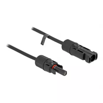 DeLOCK DL4 Saules kabelis 4 mm² vīrietis-sieviete 1 m melns