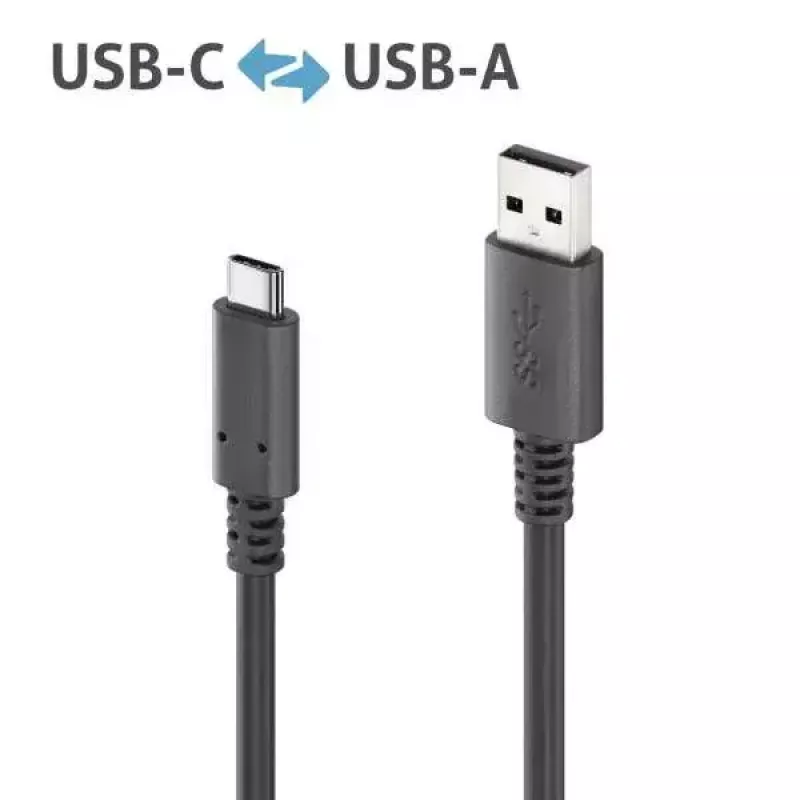 USB kabelis PureLink PI6100-020 2m USB 3.2 Gen 2 USB A USB C Melns