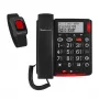 Analogo telefons amplicomms BigTel 50 Alarm Plus Caller ID tumši pelēks