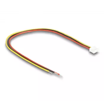 DeLOCK savienojuma kabelis 3-pin kameras moduļiem V8 10 cm melns sarkans dzeltens