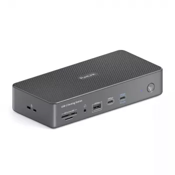Doku stacija PureLink VL-D200 Vadu Pelēks USB Barošanas Piegāde HDMI 2.0