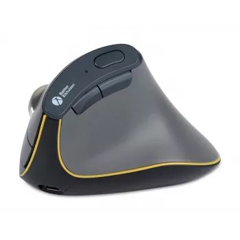 BakkerElkhuizen FastForward pele, vertikāla, optiska, RF bezvadu + Bluetooth + USB Type-C, 500 DPI, pelēka