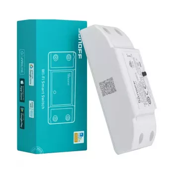 Sonoff BASICR4 10A ESP32 viedais slēdzis — Wi‑Fi releja modulis mājas automatizācijai