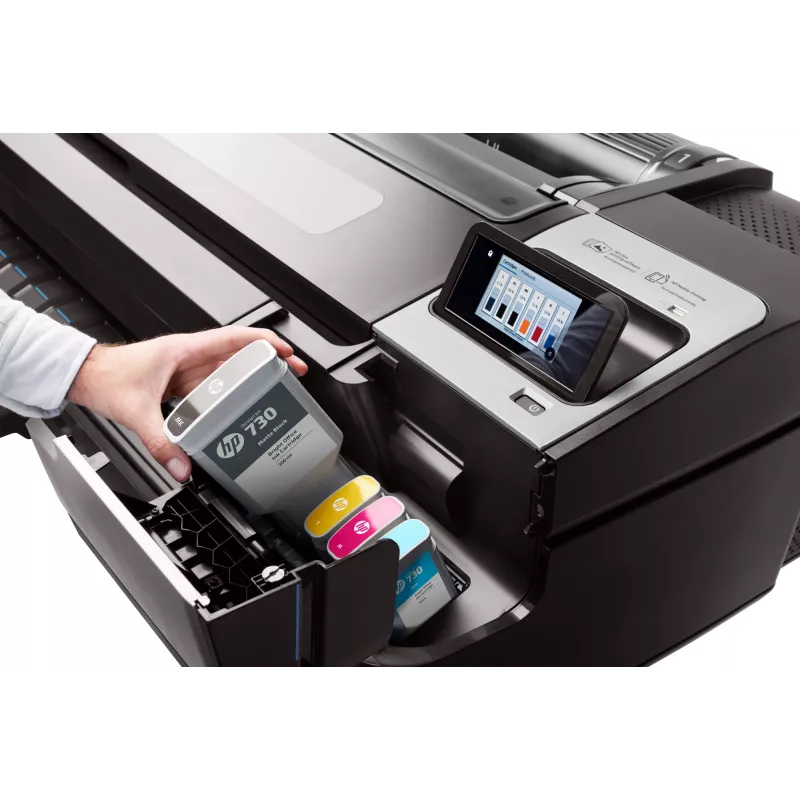 HP DesignJet T1700dr 44 collu (1118 mm) platas formāta printeris ar PostScript