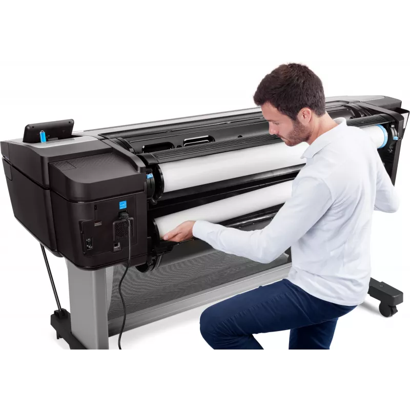 HP DesignJet T1700dr 44 collu (1118 mm) platas formāta printeris ar PostScript