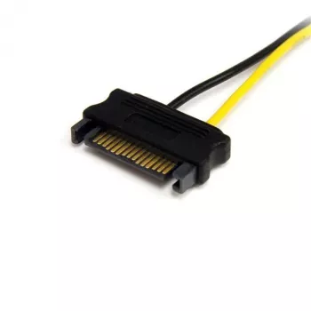 StarTech.com 6 collu SATA barošanas uz 8 kontaktu PCI Express videokartes barošanas kabeļa adapteris