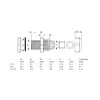 InLine 44010B kabeļu ievads PG 7, IP68, 3,5–6 mm, neilons ar neoprēna blīvi, melns, 10 gab.