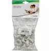 Kabeļa skava apaļa InLine 44021B 10mm Balta 100 gab.