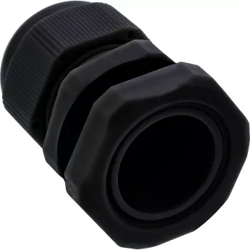 Kabeļa blīvslēgs InLine 44012B neilons IP68 kabeļiem Ø6–12 mm, melns, iepakojums 10 gab.