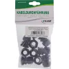 Kabeļa blīvslēgs InLine 44012B neilons IP68 kabeļiem Ø6–12 mm, melns, iepakojums 10 gab.