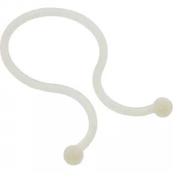 Twist Cable Ties InLine 14–17 mm neilona baltā, iepakojums 100 gab.