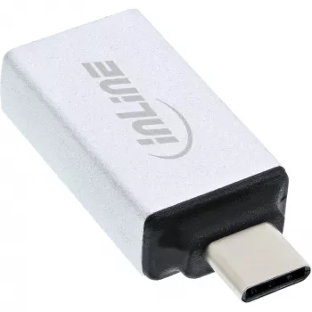 InLine USB 3.2 Gen.2 Adapteris, USB-C vīrišķais uz USB-A sievišķo, sudraba