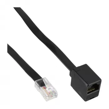 InLine ISDN pagarinājuma kabelis RJ45 8P8C vīrietis / sieviete 68825 6m