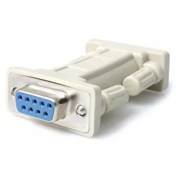 StarTech.com DB9 RS232 Serial Null Modema Adapteris - F/F, DB-9, DB-9, Balts