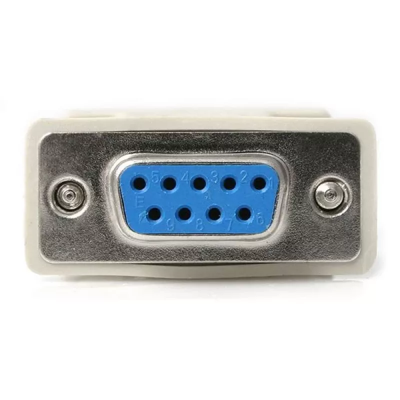 StarTech.com DB9 RS232 Serial Null Modema Adapteris - F/F, DB-9, DB-9, Balts