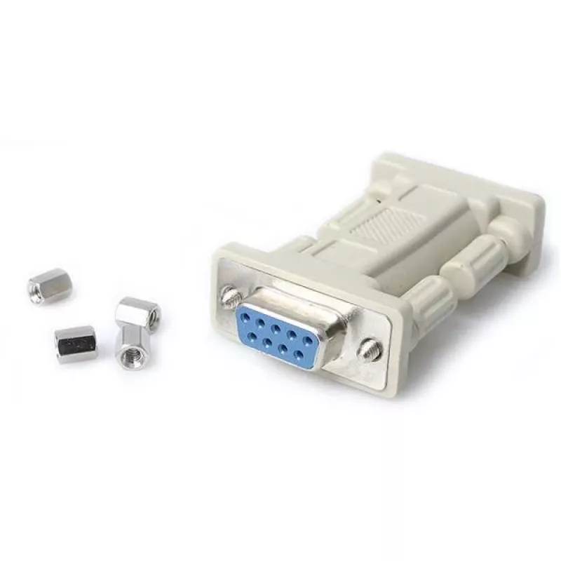 StarTech.com DB9 RS232 Serial Null Modema Adapteris - F/F, DB-9, DB-9, Balts