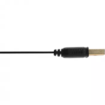InLine USB 2.0 plakanais pagarinātājkabelis A tipa tēviņš/mātīte, apzeltīti kontakti, melns, 0.5 m