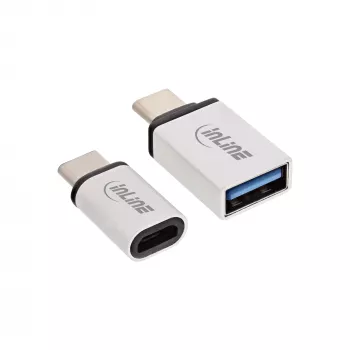 InLine 35809 USB-C adapteru komplekts — Micro-USB un USB 3.0 A ligzdas