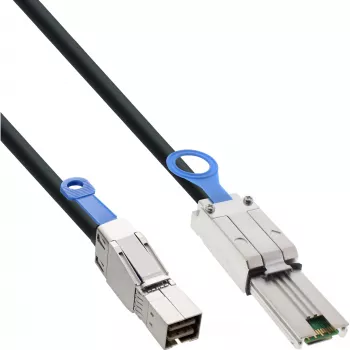 InLine ārējais Mini SAS HD kabelis SFF-8644 uz SFF-8088 6Gb/s 0.5m