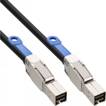InLine ārējais Mini SAS HD kabelis SFF-8644 uz SFF-8644 12Gb/s 2m