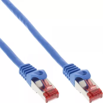 InLine Patch Kabelis S/FTP PiMF Cat.6 250MHz varš bezhalogēns zils 2m