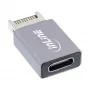InLine USB 3.2 adapteris, iekšējais USB-E priekšējā paneļa vīrišķais uz USB-C sievišķo